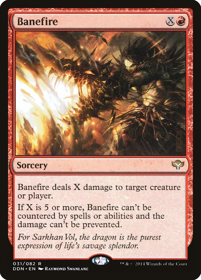 Banefire [Duel Decks: Speed vs. Cunning] | Dragon's Lair Comics and Fantasy Houston TX