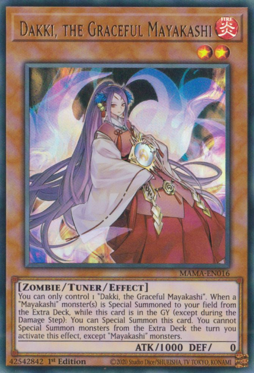 Dakki, the Graceful Mayakashi [MAMA-EN016] Ultra Rare | Dragon's Lair Comics and Fantasy Houston TX