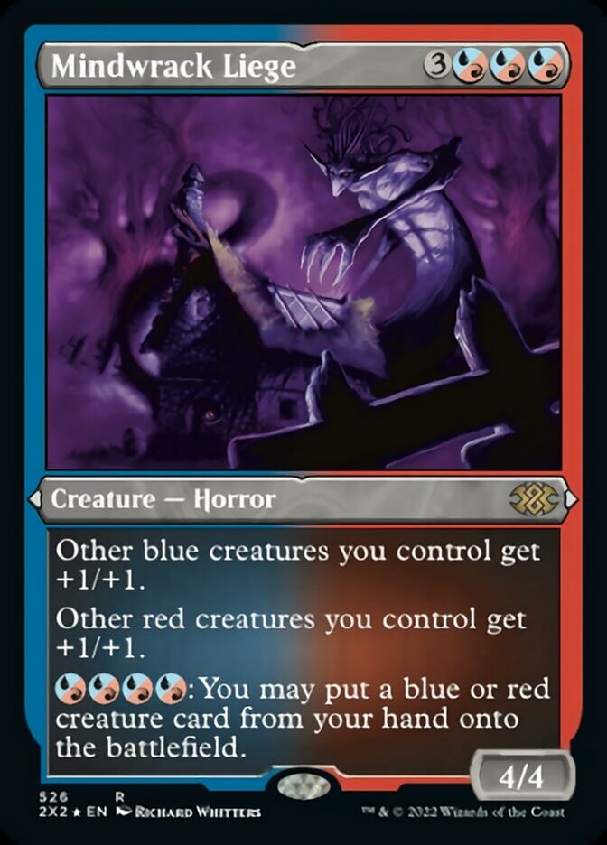 Mindwrack Liege (Foil Etched) [Double Masters 2022] | Dragon's Lair Comics and Fantasy Houston TX