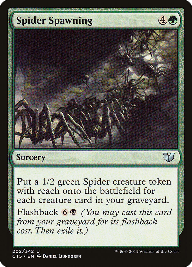 Spider Spawning [Commander 2015] | Dragon's Lair Comics and Fantasy Houston TX