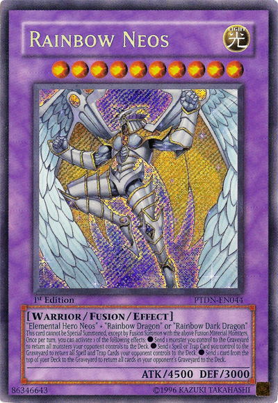 Rainbow Neos [PTDN-EN044] Secret Rare | Dragon's Lair Comics and Fantasy Houston TX