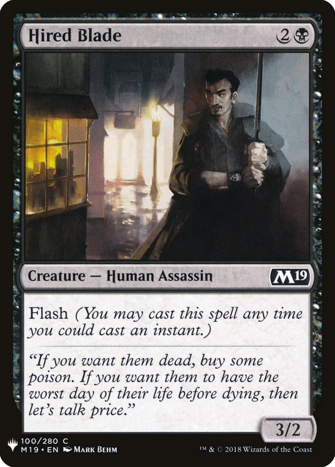 Hired Blade [Mystery Booster] | Dragon's Lair Comics and Fantasy Houston TX