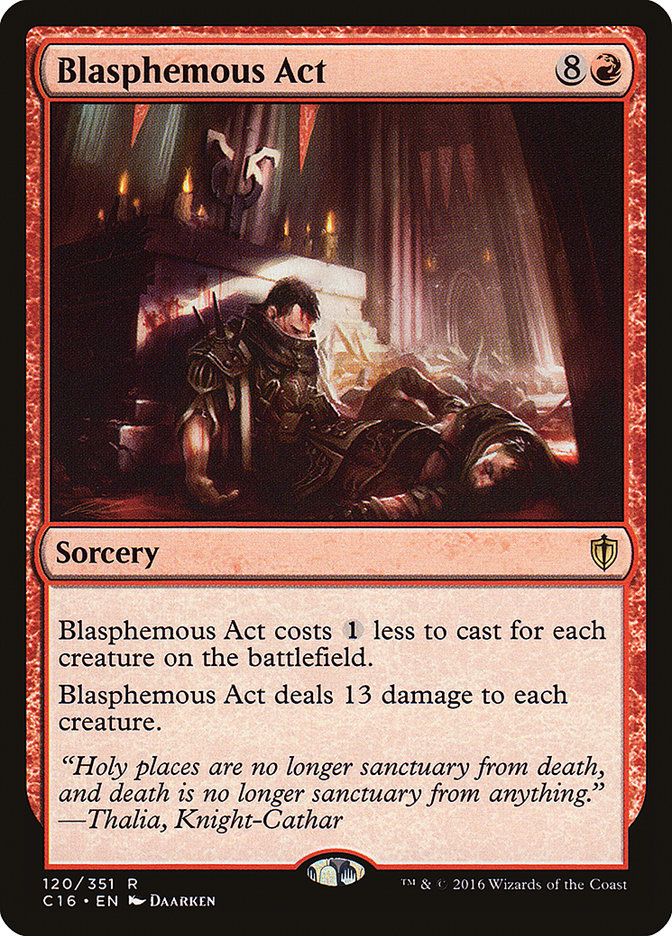 Blasphemous Act [Commander 2016] | Dragon's Lair Comics and Fantasy Houston TX