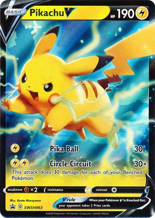 Pikachu V (SWSH063) [Sword & Shield: Black Star Promos] | Odin's Place