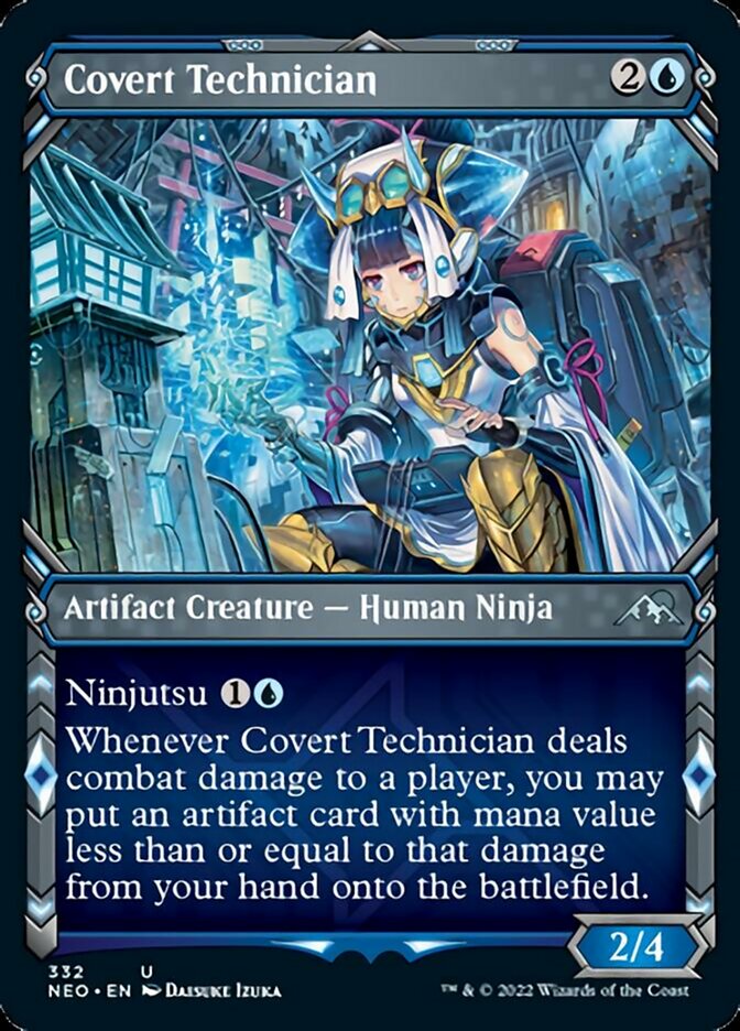 Covert Technician (Showcase Ninja) [Kamigawa: Neon Dynasty] | Dragon's Lair Comics and Fantasy Houston TX