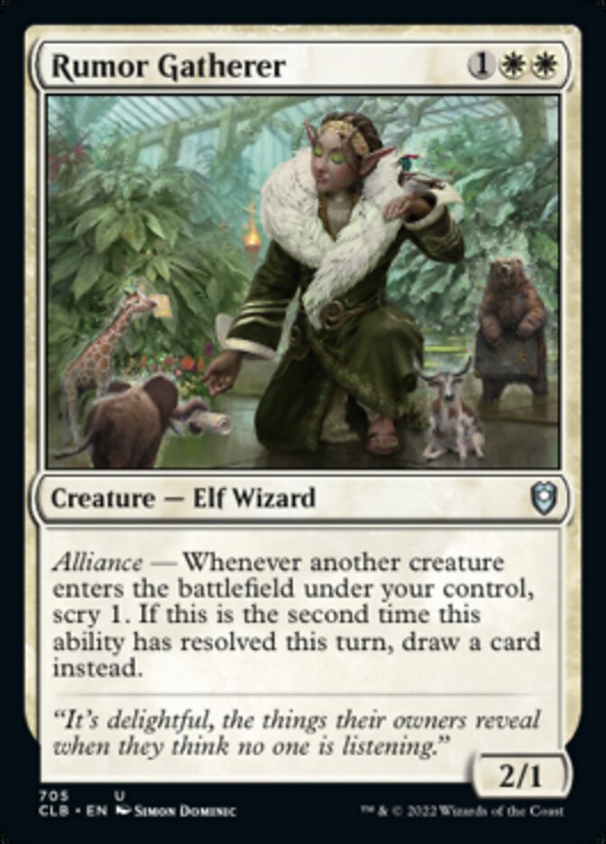 Rumor Gatherer [Commander Legends: Battle for Baldur's Gate] | Dragon's Lair Comics and Fantasy Houston TX