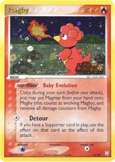 Magby (24/109) (Stamped) [EX: Team Rocket Returns] | Dragon's Lair Comics and Fantasy Houston TX