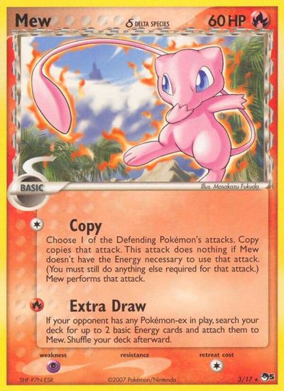 Mew delta species misprint | Odin's Place