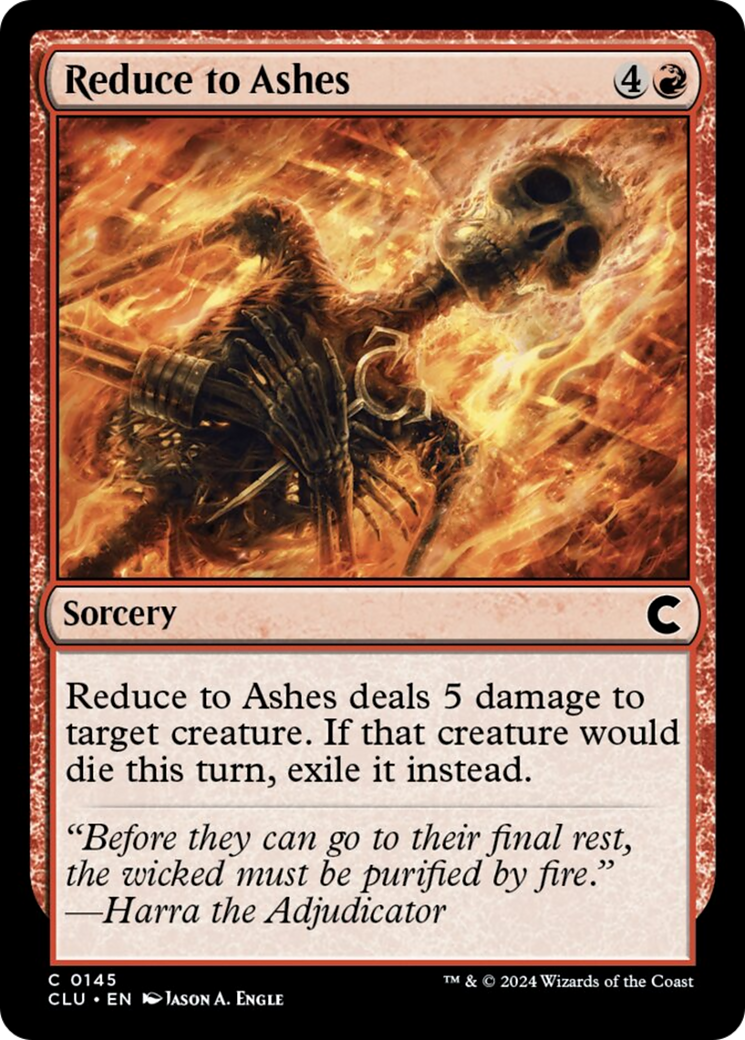 Reduce to Ashes [Ravnica: Clue Edition] | Dragon's Lair Comics and Fantasy Houston TX