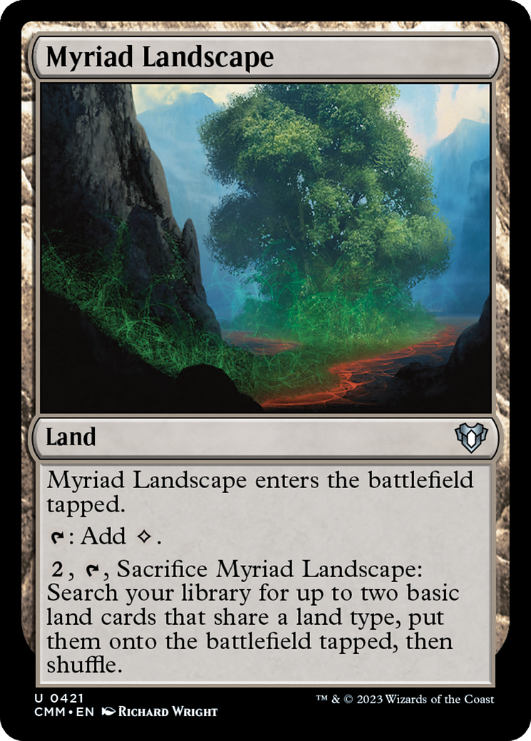 Myriad Landscape [Commander Masters] | Dragon's Lair Comics and Fantasy Houston TX