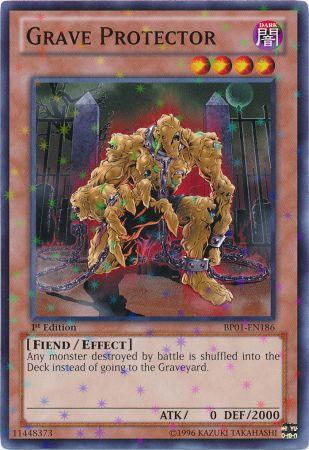 Grave Protector [BP01-EN186] Starfoil Rare | Dragon's Lair Comics and Fantasy Houston TX