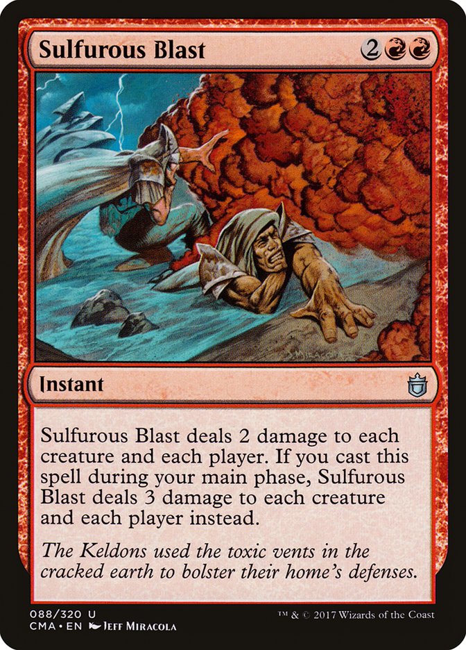 Sulfurous Blast [Commander Anthology] | Dragon's Lair Comics and Fantasy Houston TX