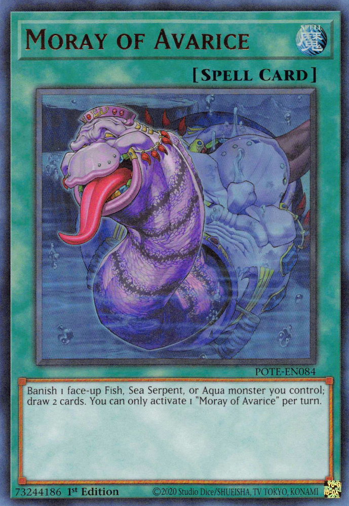 Moray of Avarice [POTE-EN084] Ultra Rare | Dragon's Lair Comics and Fantasy Houston TX