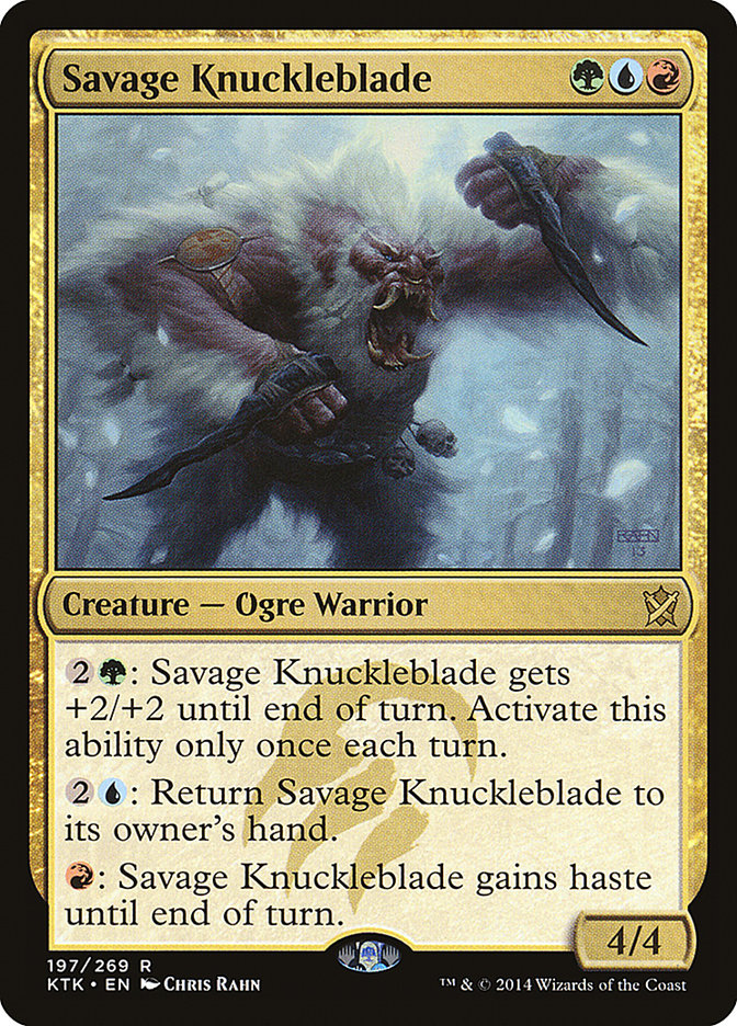 Savage Knuckleblade [Khans of Tarkir] | Dragon's Lair Comics and Fantasy Houston TX