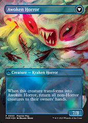 Thing in the Ice // Awoken Horror (Borderless Alternate Art) [Regional Championship Qualifiers 2023] | Dragon's Lair Comics and Fantasy Houston TX