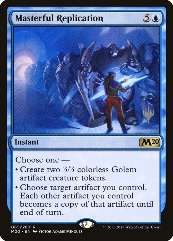 Masterful Replication (Promo Pack) [Core Set 2020 Promos] | Dragon's Lair Comics and Fantasy Houston TX