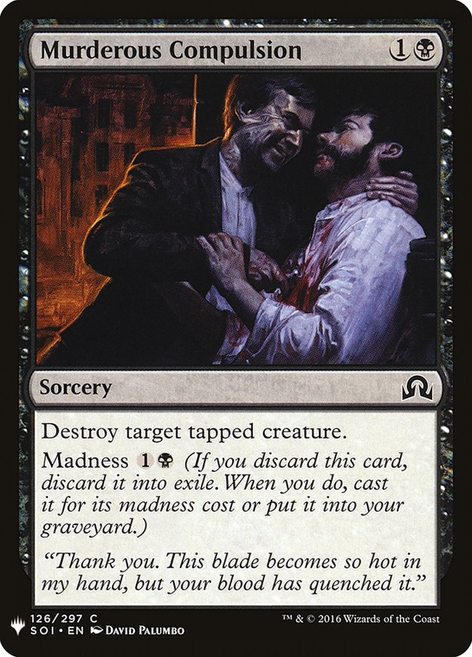 Murderous Compulsion [Mystery Booster] | Dragon's Lair Comics and Fantasy Houston TX