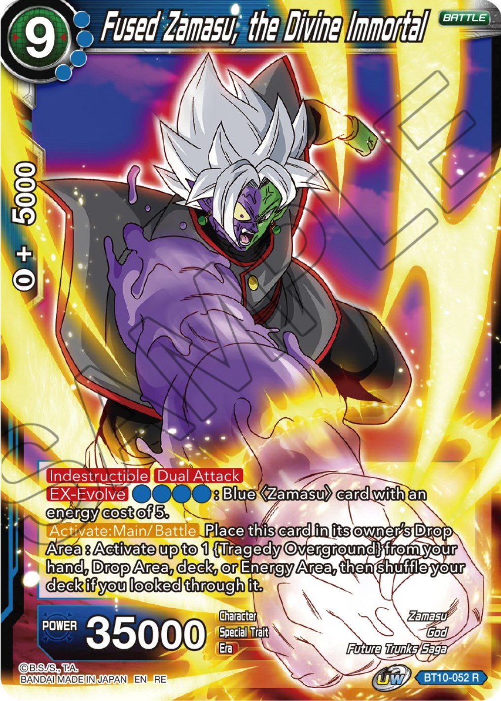 Fused Zamasu, the Divine Immortal (Reprint) (BT10-052) [Ultimate Deck 2023] | Dragon's Lair Comics and Fantasy Houston TX