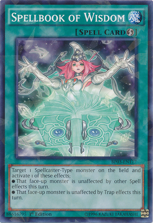 Spellbook of Wisdom [BP03-EN177] Shatterfoil Rare | Dragon's Lair Comics and Fantasy Houston TX