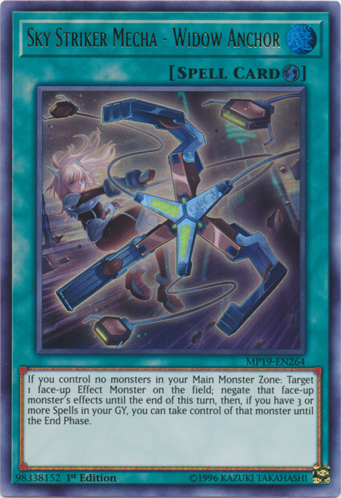 Sky Striker Mecha - Widow Anchor [MP19-EN264] Ultra Rare | Dragon's Lair Comics and Fantasy Houston TX