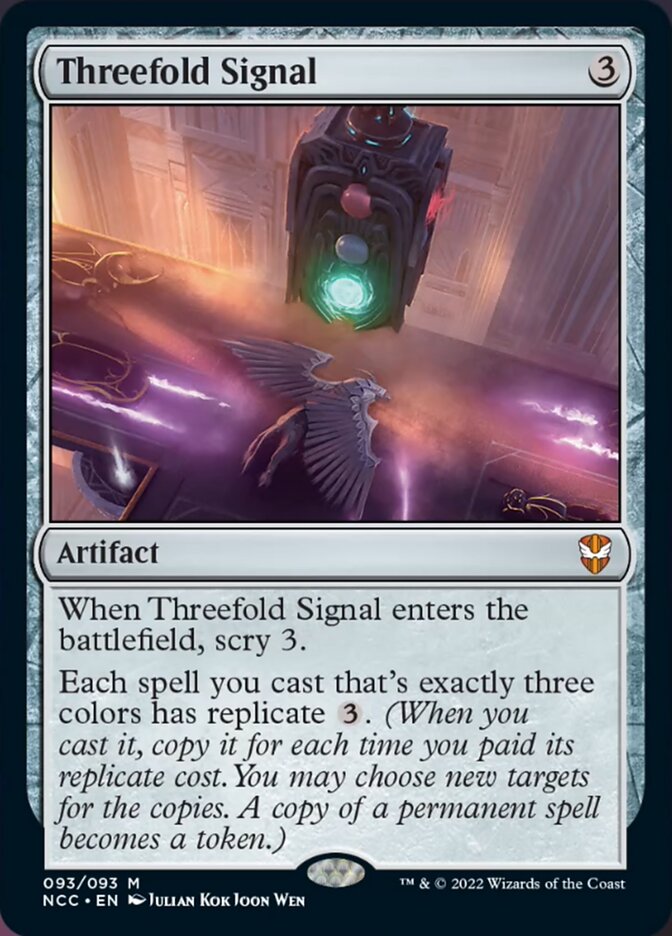 Threefold Signal [Streets of New Capenna Commander] | Dragon's Lair Comics and Fantasy Houston TX