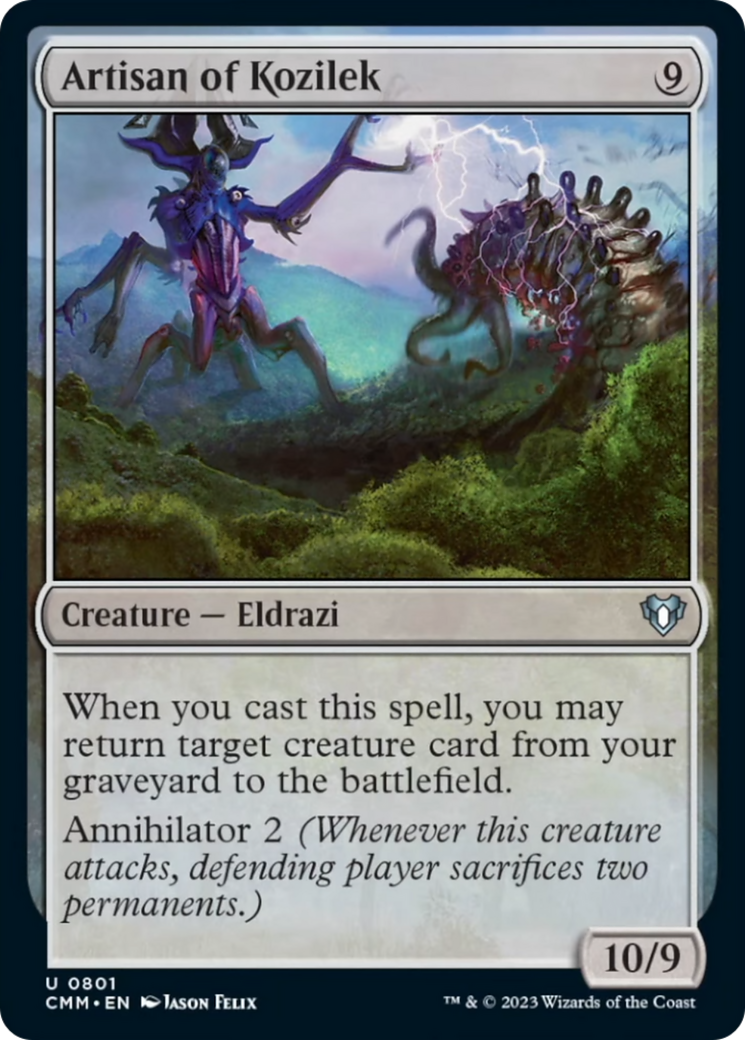 Artisan of Kozilek [Commander Masters] | Dragon's Lair Comics and Fantasy Houston TX
