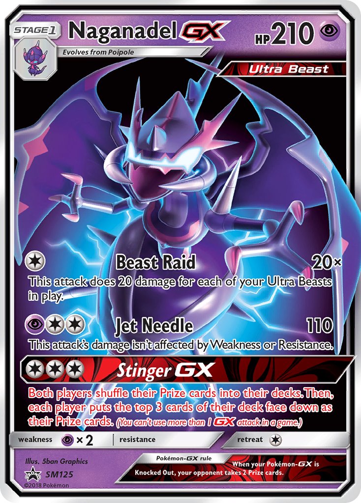 Naganadel GX (SM125) [Sun & Moon: Black Star Promos] | Dragon's Lair Comics and Fantasy Houston TX