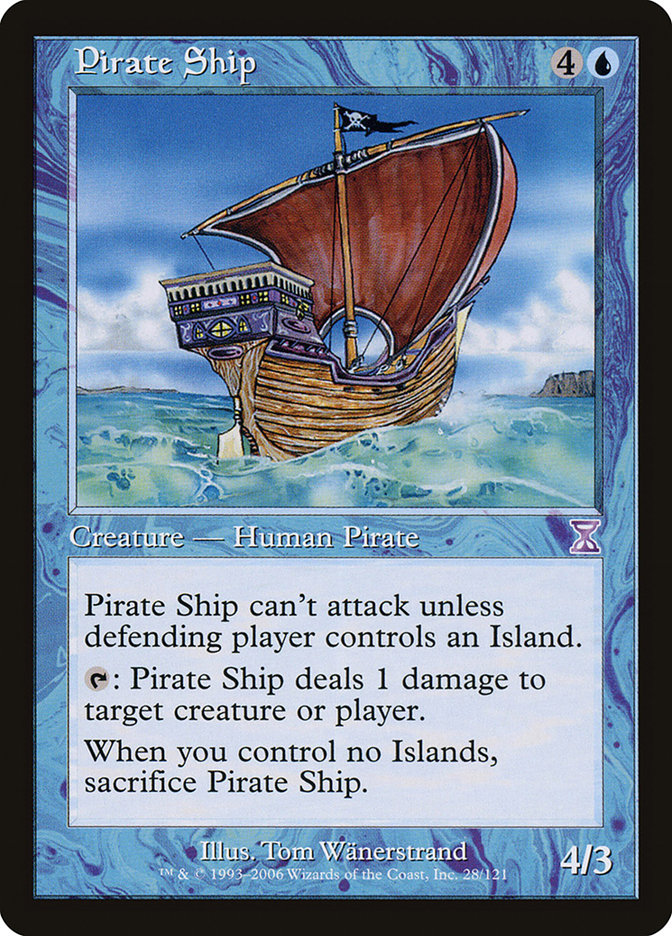 Pirate Ship [Time Spiral Timeshifted] | Dragon's Lair Comics and Fantasy Houston TX