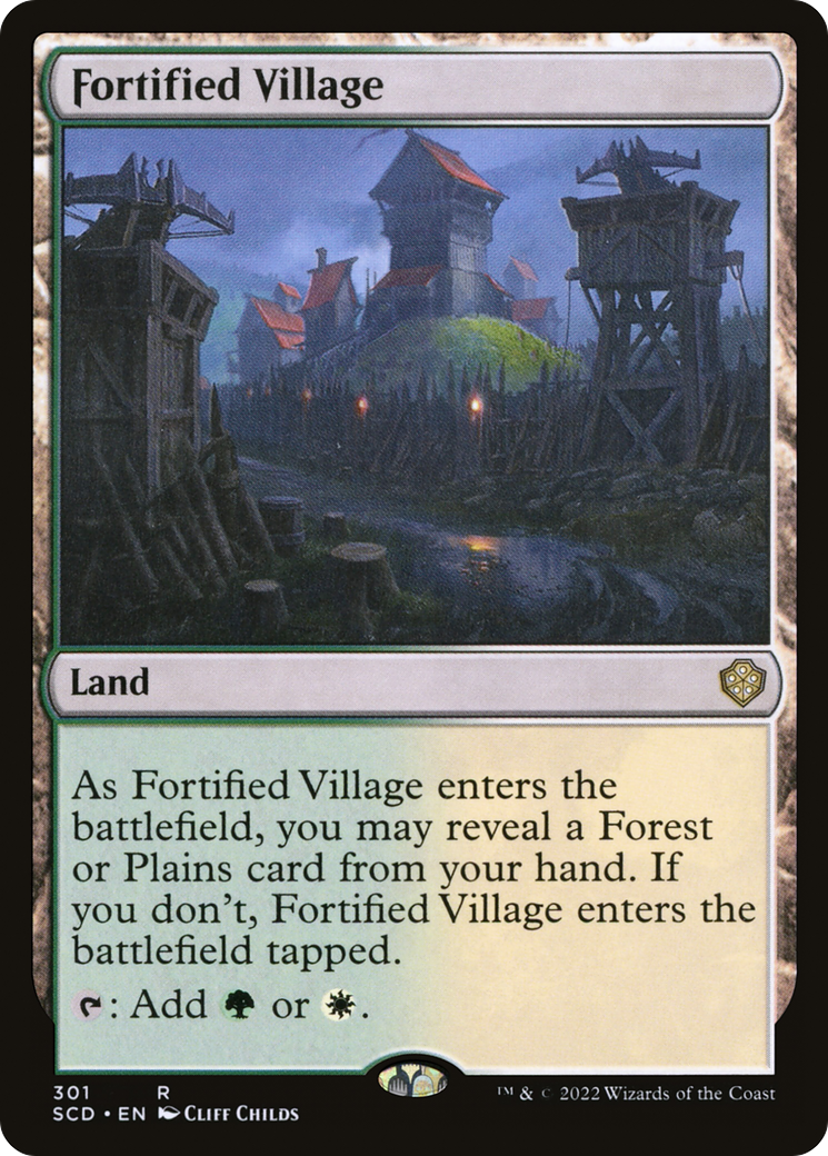 Fortified Village [Starter Commander Decks] | Dragon's Lair Comics and Fantasy Houston TX