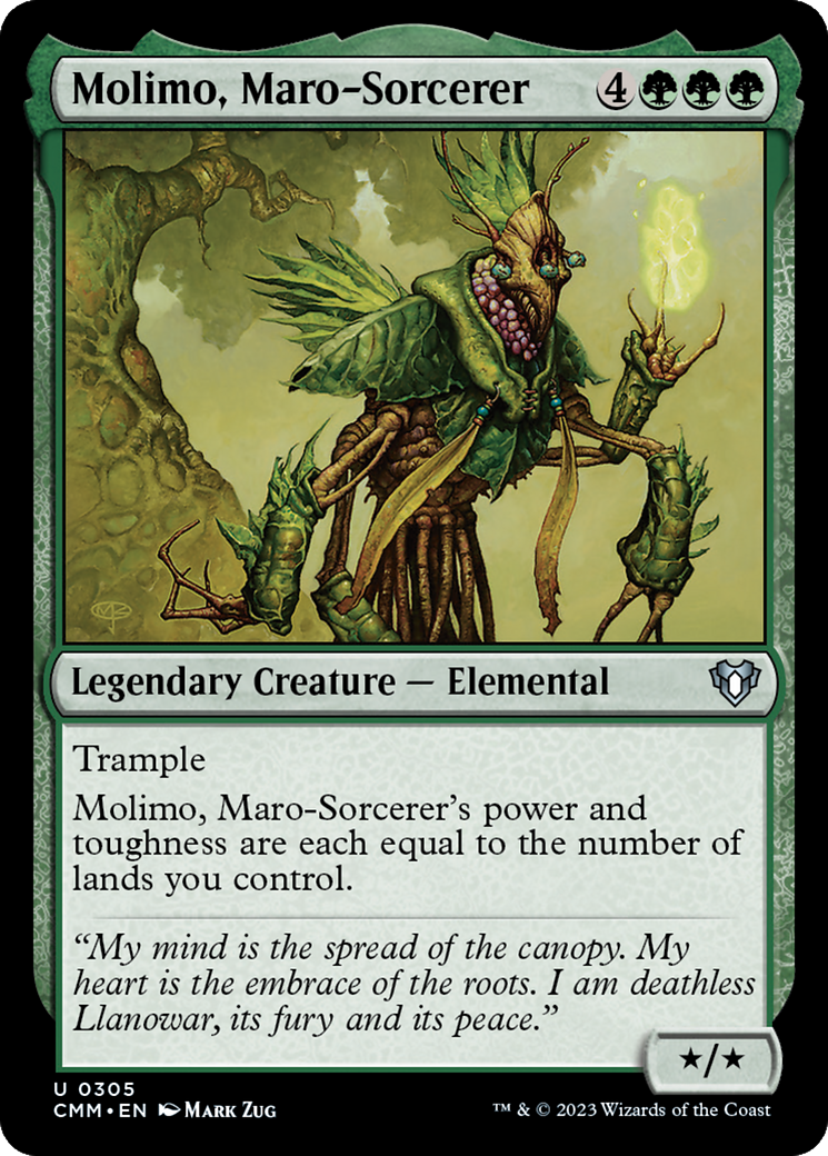 Molimo, Maro-Sorcerer [Commander Masters] | Dragon's Lair Comics and Fantasy Houston TX