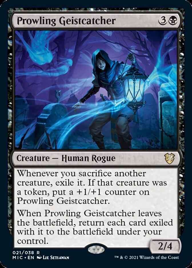 Prowling Geistcatcher [Innistrad: Midnight Hunt Commander] | Dragon's Lair Comics and Fantasy Houston TX