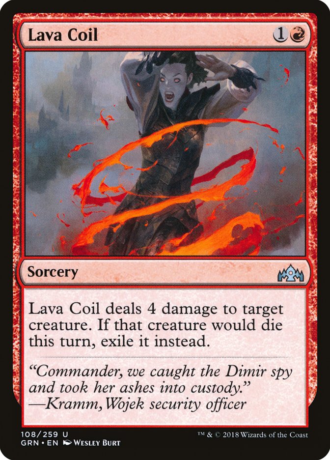 Lava Coil [Guilds of Ravnica] | Dragon's Lair Comics and Fantasy Houston TX