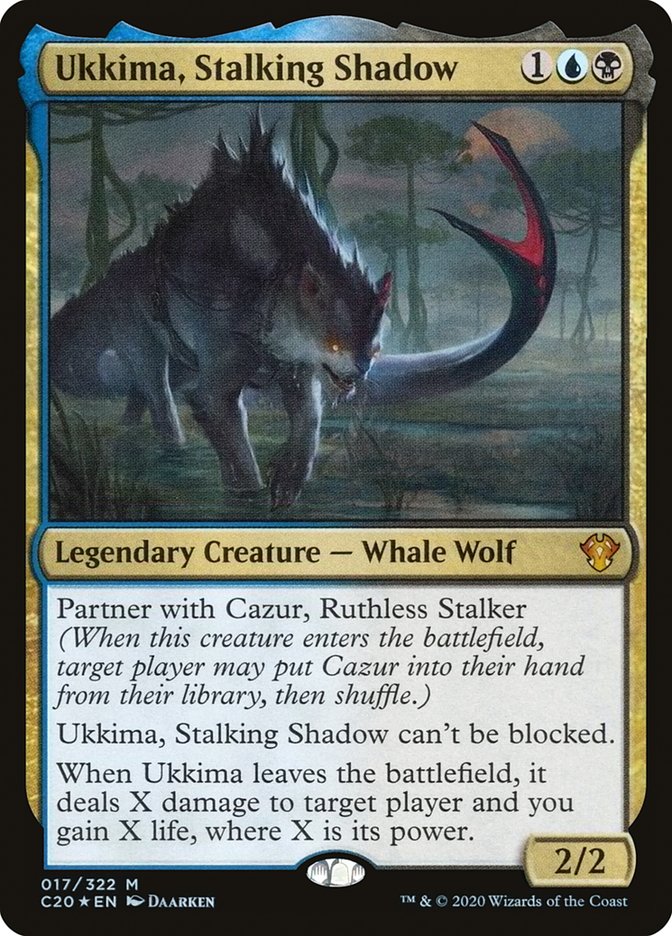 Ukkima, Stalking Shadow [Commander 2020] | Dragon's Lair Comics and Fantasy Houston TX