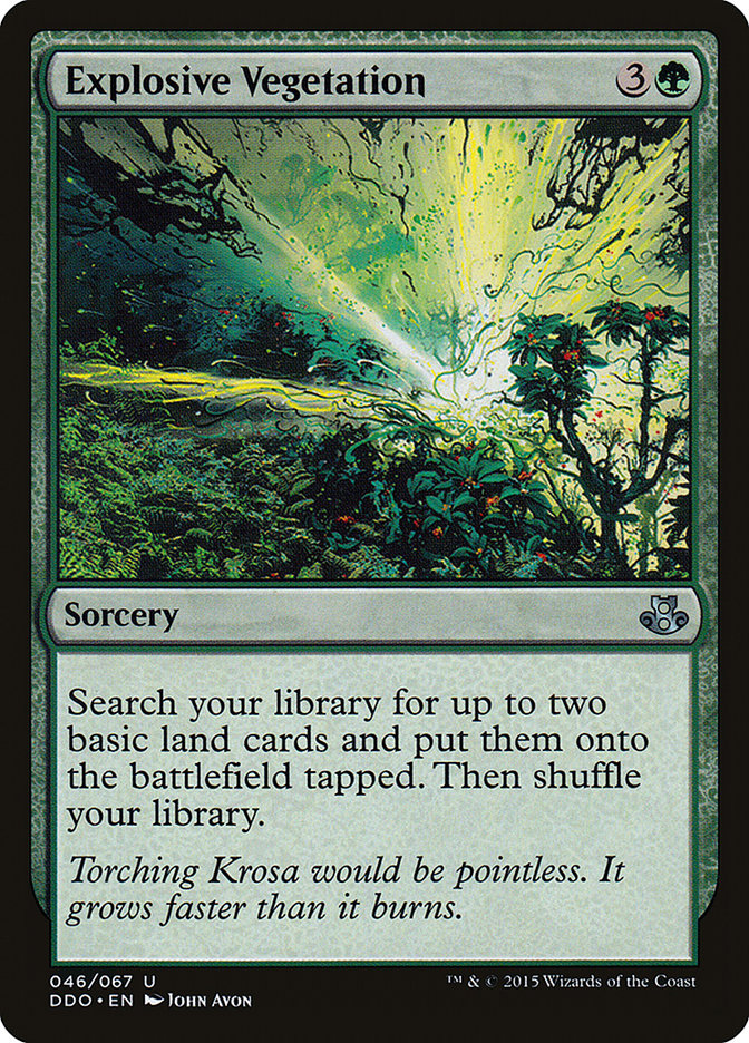 Explosive Vegetation [Duel Decks: Elspeth vs. Kiora] | Dragon's Lair Comics and Fantasy Houston TX