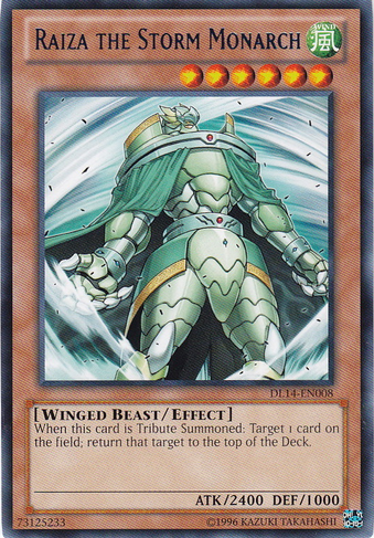 Raiza the Storm Monarch (Blue) [DL14-EN008] Rare | Dragon's Lair Comics and Fantasy Houston TX