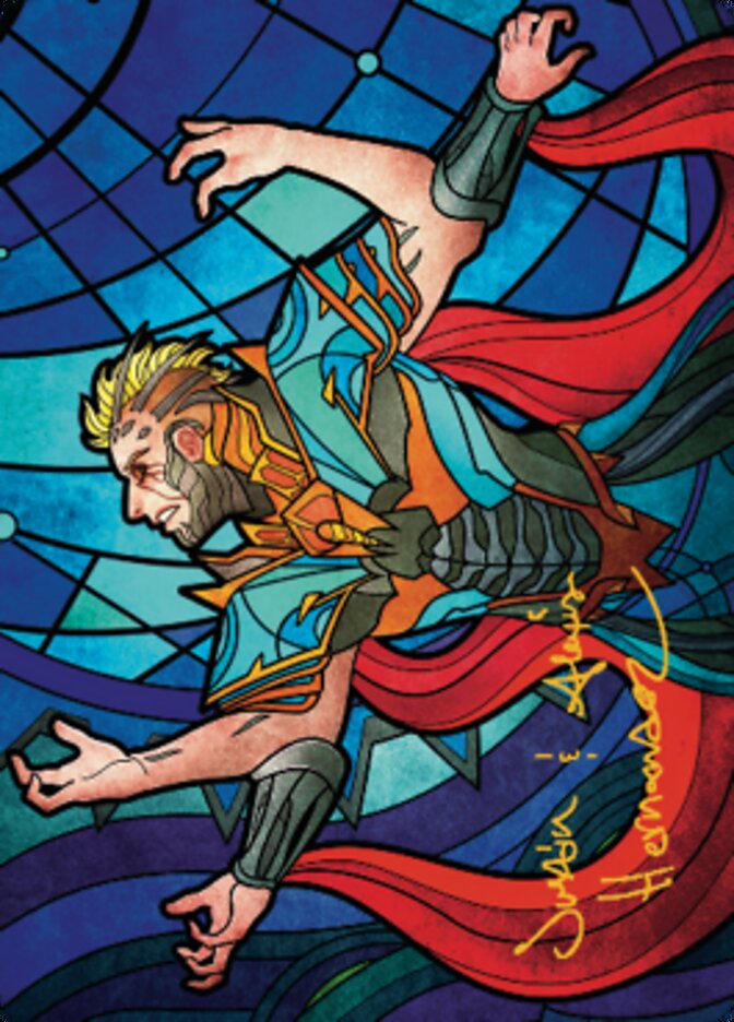 Ertai Resurrected Art Card 2 (Gold-Stamped Signature) [Dominaria United Art Series] | Dragon's Lair Comics and Fantasy Houston TX