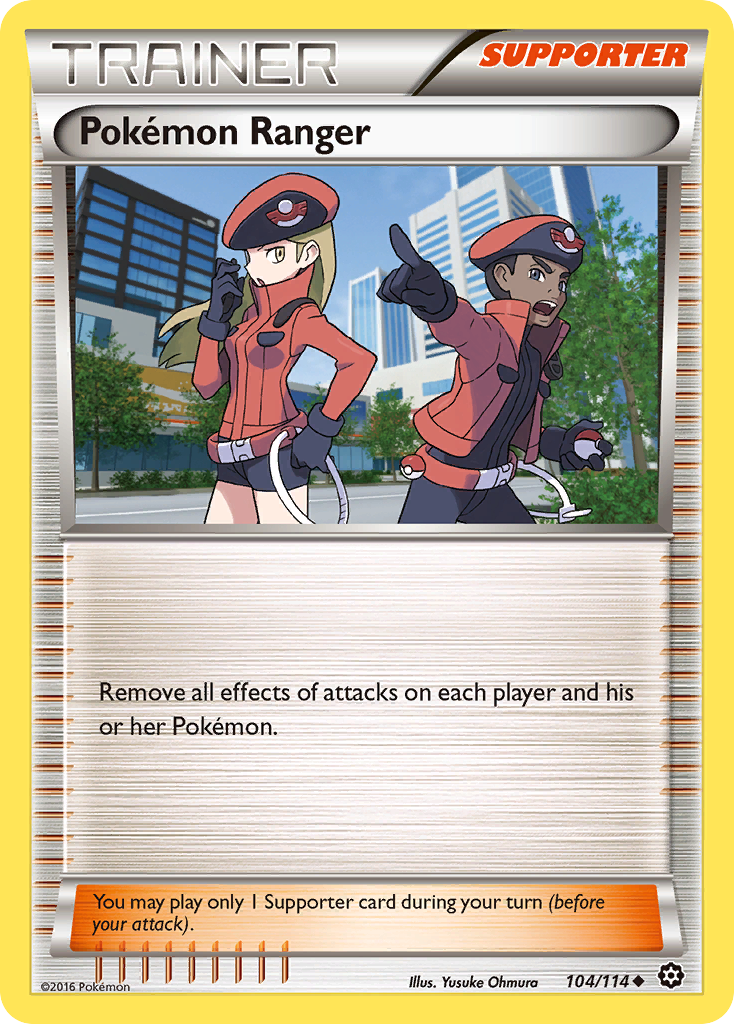 Pokemon Ranger (104/114) [XY: Steam Siege] | Dragon's Lair Comics and Fantasy Houston TX