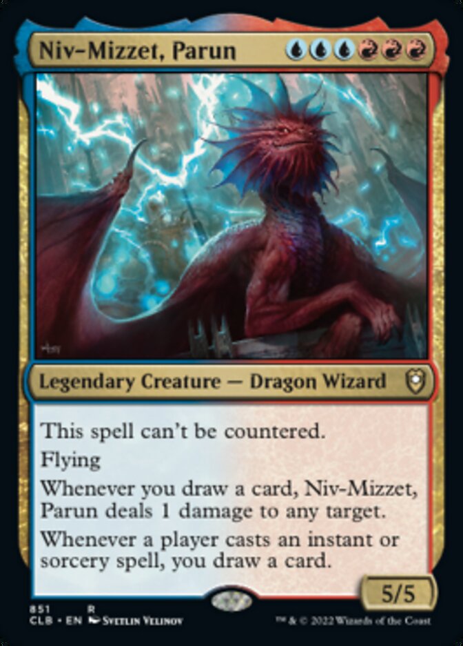 Niv-Mizzet, Parun [Commander Legends: Battle for Baldur's Gate] | Dragon's Lair Comics and Fantasy Houston TX