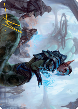Lonis, Cryptozoologist Art Card (Gold-Stamped Signature) [Modern Horizons 2 Art Series] | Dragon's Lair Comics and Fantasy Houston TX
