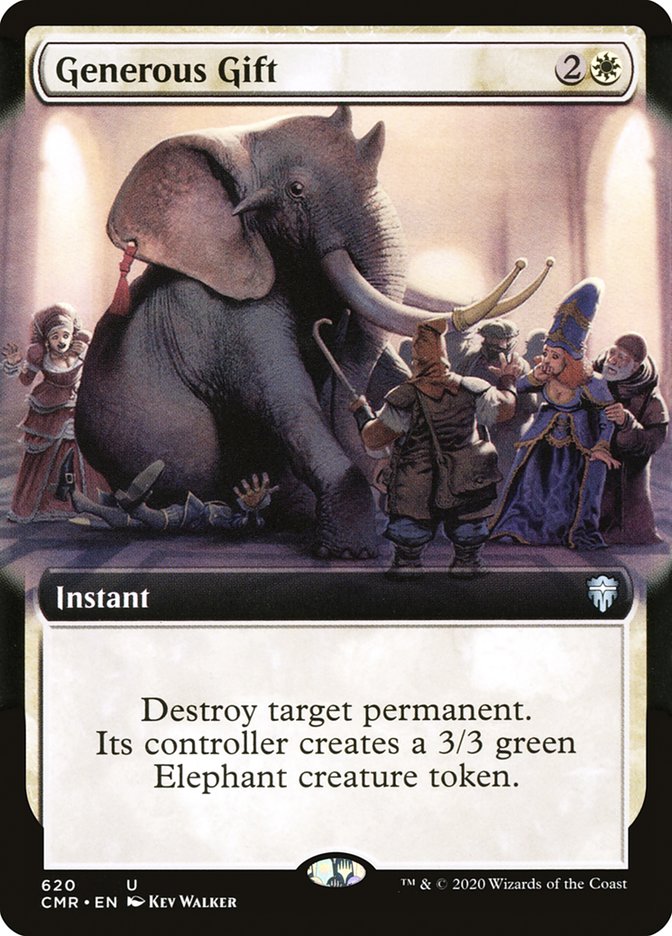 Generous Gift (Extended Art) [Commander Legends] | Dragon's Lair Comics and Fantasy Houston TX