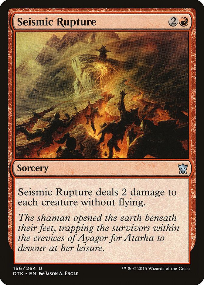 Seismic Rupture [Dragons of Tarkir] | Dragon's Lair Comics and Fantasy Houston TX