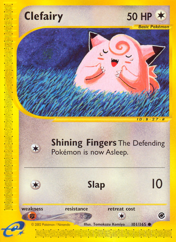 Clefairy (101/165) [Expedition: Base Set] | Dragon's Lair Comics and Fantasy Houston TX