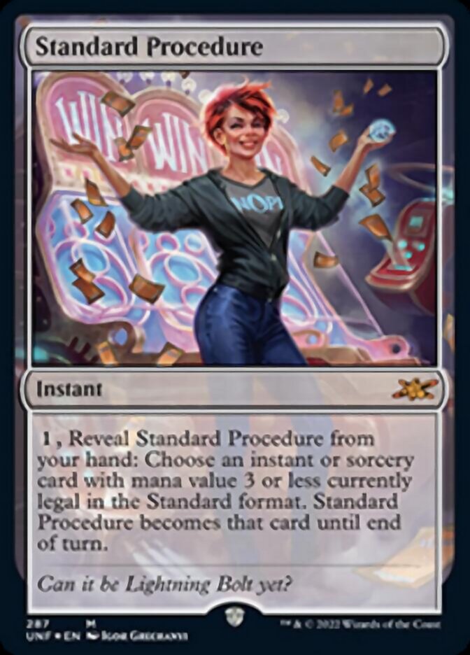 Standard Procedure (Galaxy Foil) [Unfinity] | Dragon's Lair Comics and Fantasy Houston TX