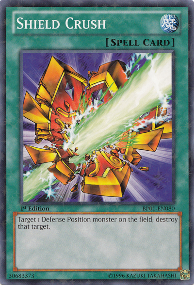 Shield Crush [BP01-EN080] Starfoil Rare | Dragon's Lair Comics and Fantasy Houston TX