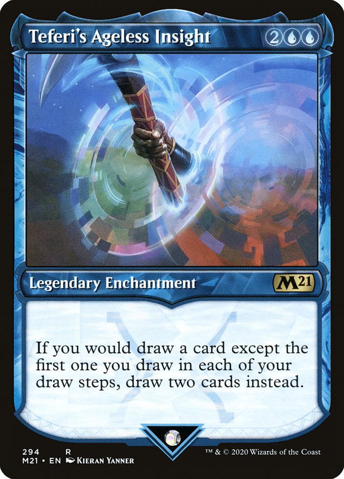 Teferi's Ageless Insight (Showcase) [Core Set 2021] | Dragon's Lair Comics and Fantasy Houston TX
