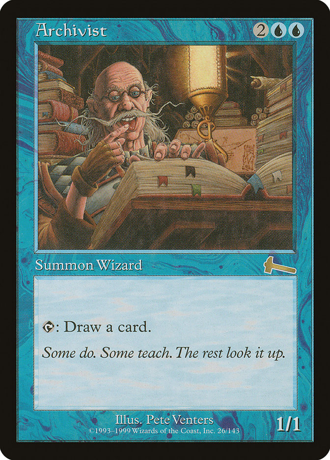 Archivist [Urza's Legacy] | Dragon's Lair Comics and Fantasy Houston TX