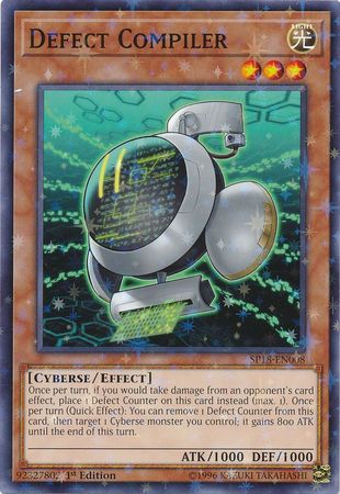 Defect Compiler [SP18-EN008] Starfoil Rare | Dragon's Lair Comics and Fantasy Houston TX