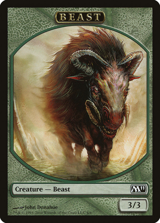 Beast Token [Magic 2011 Tokens] | Dragon's Lair Comics and Fantasy Houston TX