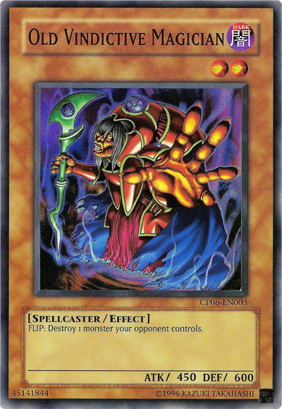 Old Vindictive Magician [CP06-EN003] Super Rare | Dragon's Lair Comics and Fantasy Houston TX