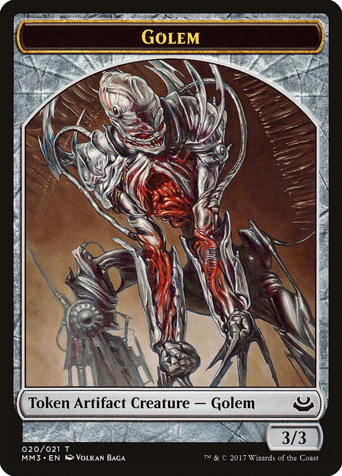 Golem Token [Modern Masters 2017 Tokens] | Dragon's Lair Comics and Fantasy Houston TX